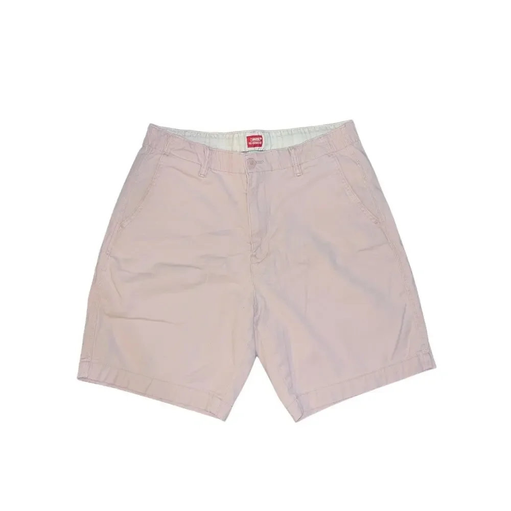 Levi's XX Chino EZ Standard Shorts Pink Drawstring SZ 32 Casual Preppy Everyday